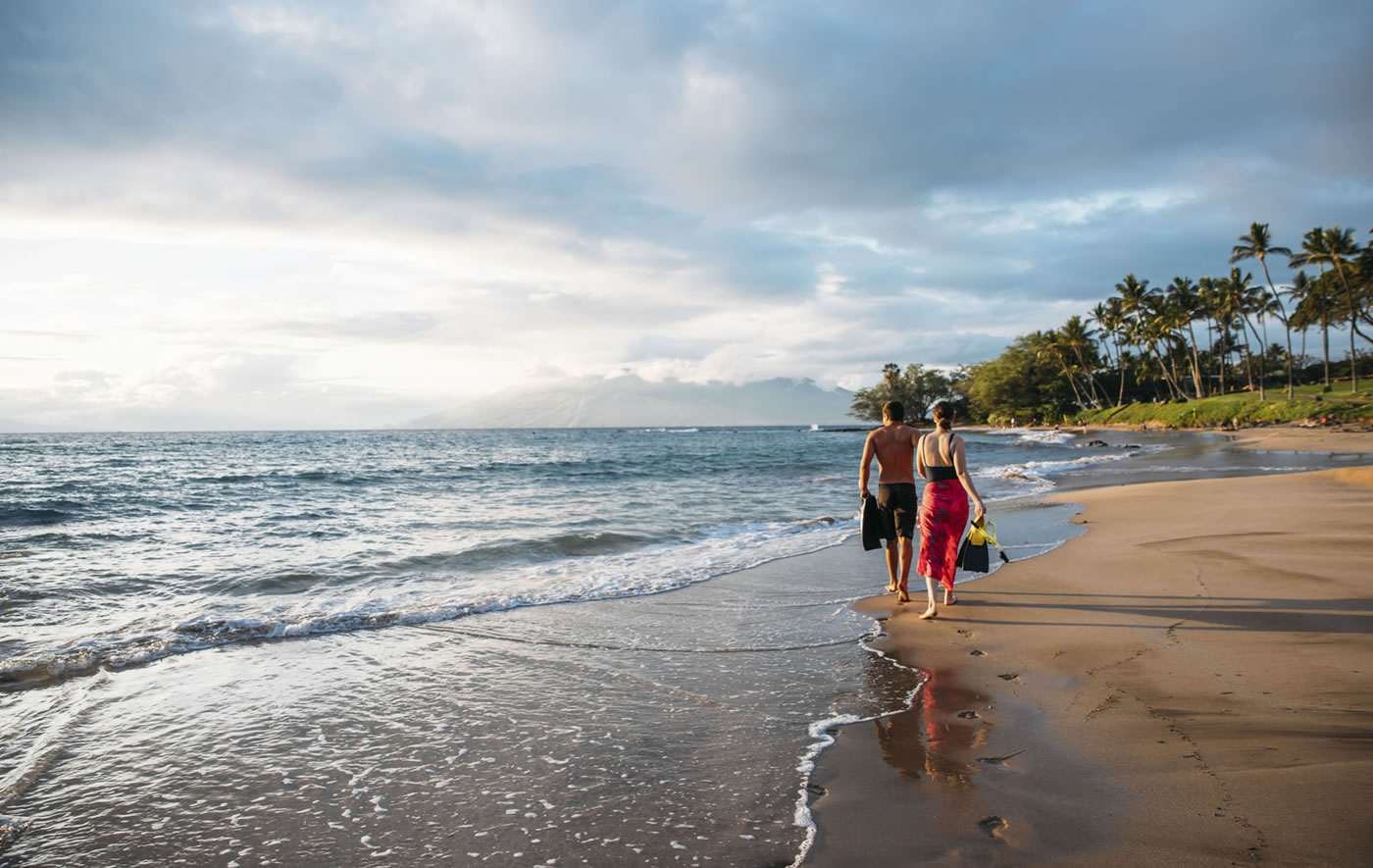 beach walk